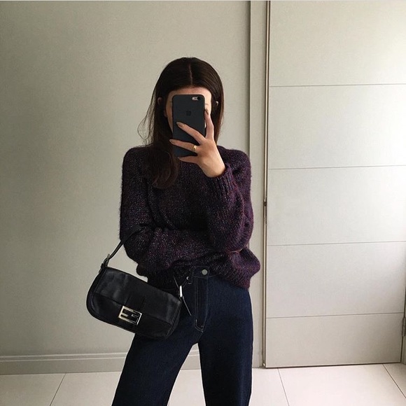 HP 🎉 Fendi Black Baguette with Silver Hardware - Picture 3 of 8